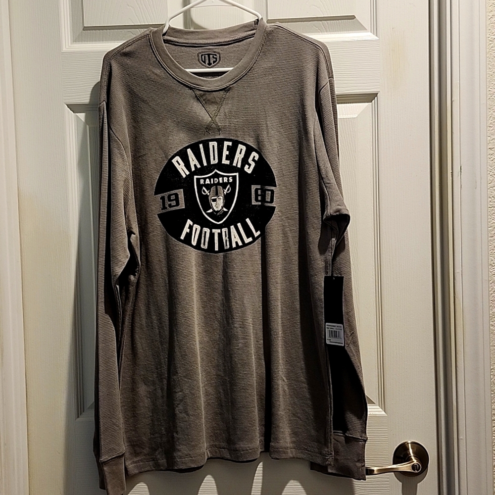 Raiders Football thermal shirt xl.  Never worn.